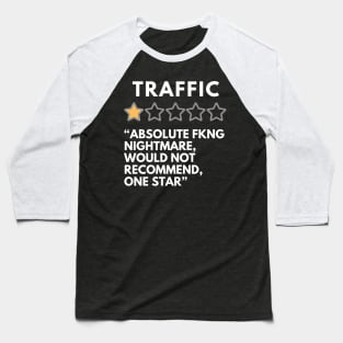 Traffic Rating Baseball T-Shirt